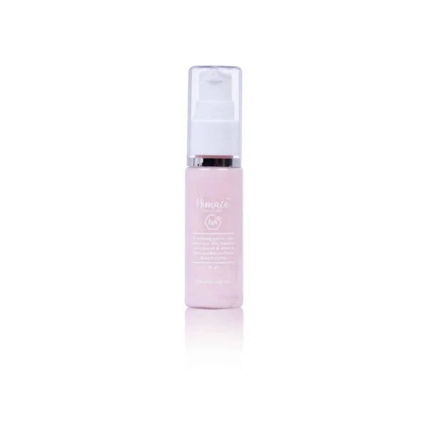 UNDER EYE GEL- 35ml : for dark circles & puffiness, enriched with rose oil, almond oil and vit E - EarthBased 