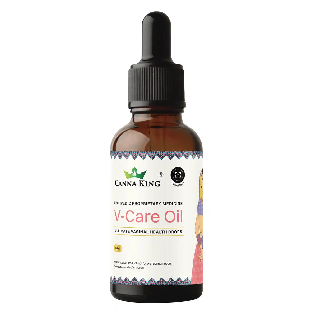 V-Care Oil: Ultimate Vaginal Health Drops - 30 ml by Cannaking - EarthBased 