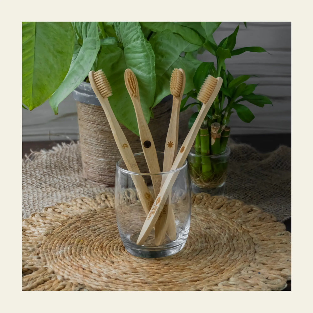 Ultra Soft Bamboo Tooth Brush | Soil Origin - EarthBased 