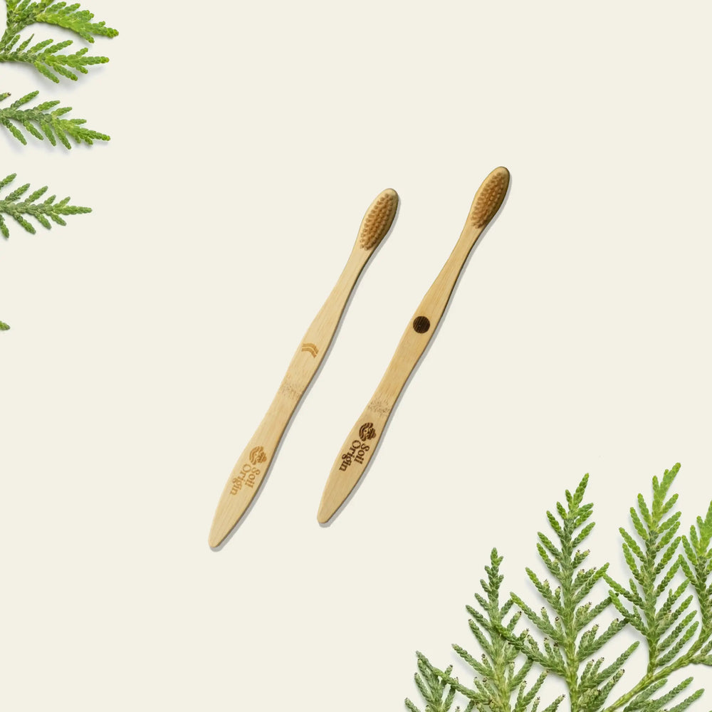 Ultra Soft Bamboo Tooth Brush | Soil Origin - EarthBased 