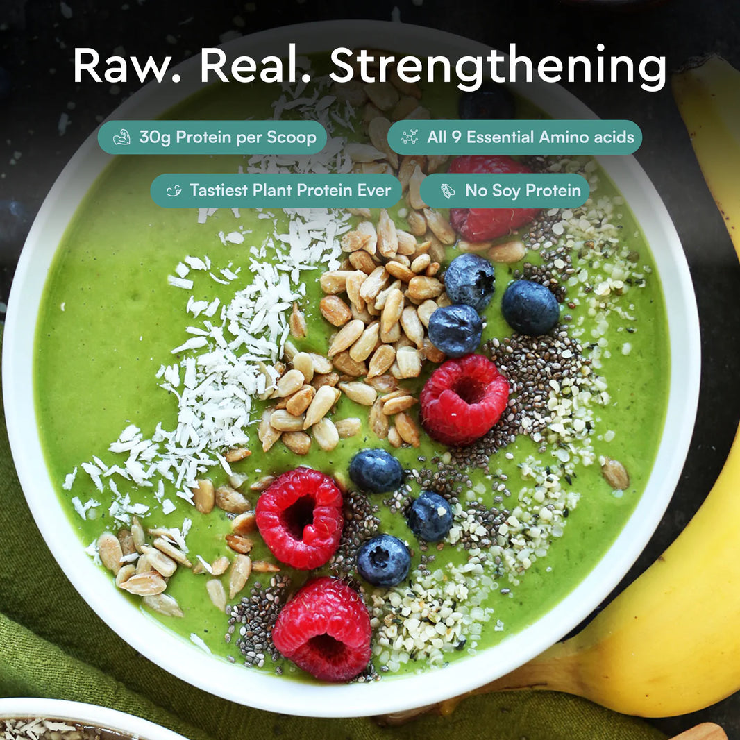 One Good Plant Protein Powder- Unflavoured | 500g | 30g Protein | All 9 Essential Amino Acids | Clean Label OG's Plant Protein is Back