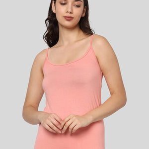 Bamboo Fabric Peach Camisole – Soft, Breathable, Eco-Friendly, and Stylish for All-Day Comfort and Elegance - EarthBased 