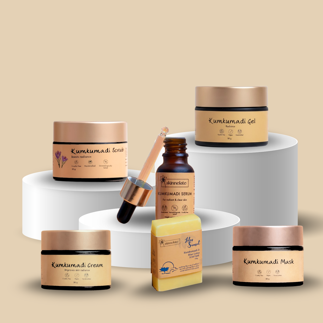 Ultimate Kumkumadi Radiance Kit — Complete Glow & Renewal Combo | Skinnelate