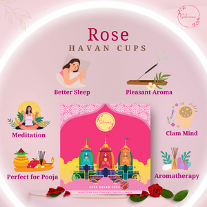Gulessence Jasmine ,Rose Havan Cups | Pack of 2 - EarthBased 