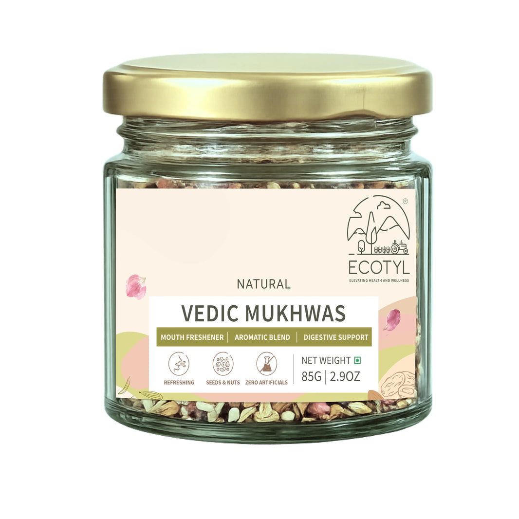Ecotyl Vedic Mukhwas | Refreshing Mouth Freshener | Nuts & Seeds Mix | 85g