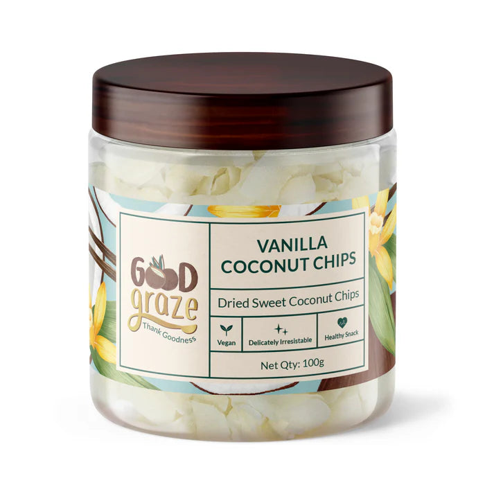 Good Graze Vanilla Coconut Chips • Pack of 2 • 200g - EarthBased 
