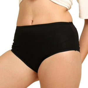 Bamboo Fabric Women's Hipster Panty | Peach and Black | Set of 2 - EarthBased 