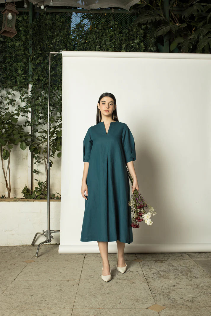 Pleated A-Line Maxi - EarthBased 