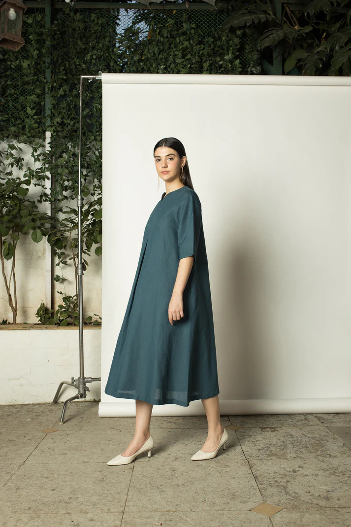 Pleated A-Line Maxi - EarthBased 