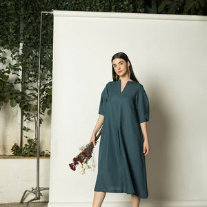 Pleated A-Line Maxi - EarthBased 