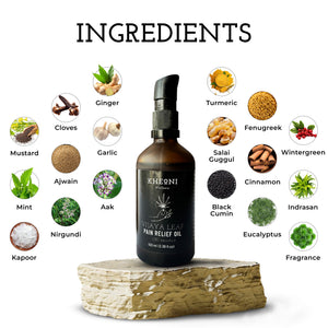 Vijaya Leaf Pain Relief Oil - EarthBased 