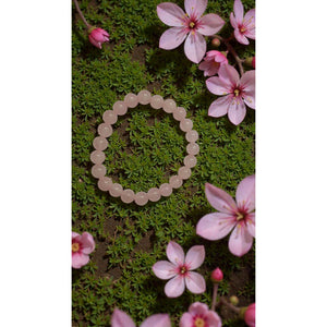 Onearth Rose Quartz Healing Bracelet (certified) - EarthBased 