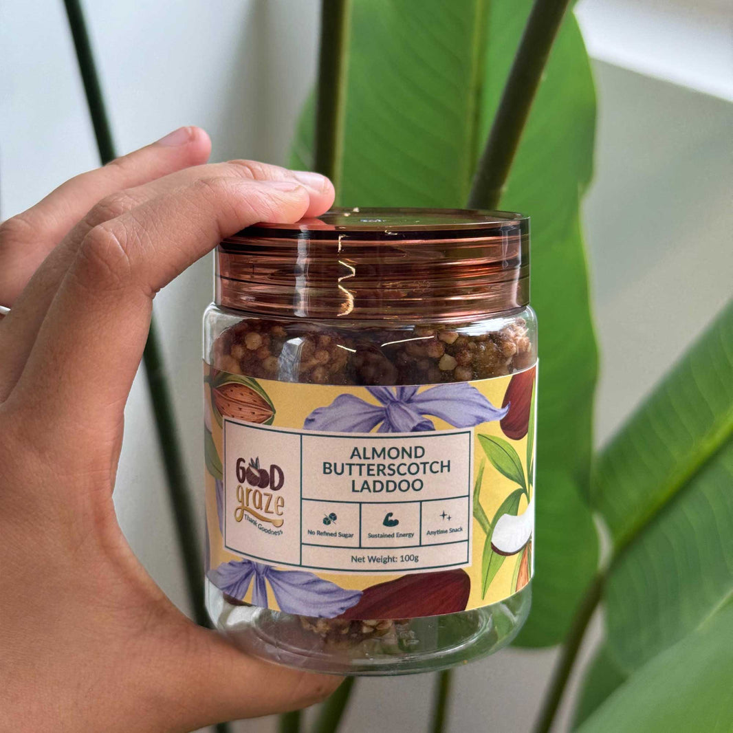 Good Graze Almond Butterscotch Ladoos - EarthBased