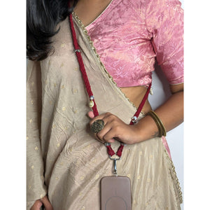 JOD handcrafted fabric phone sling, lightweight sustainable daily accessory