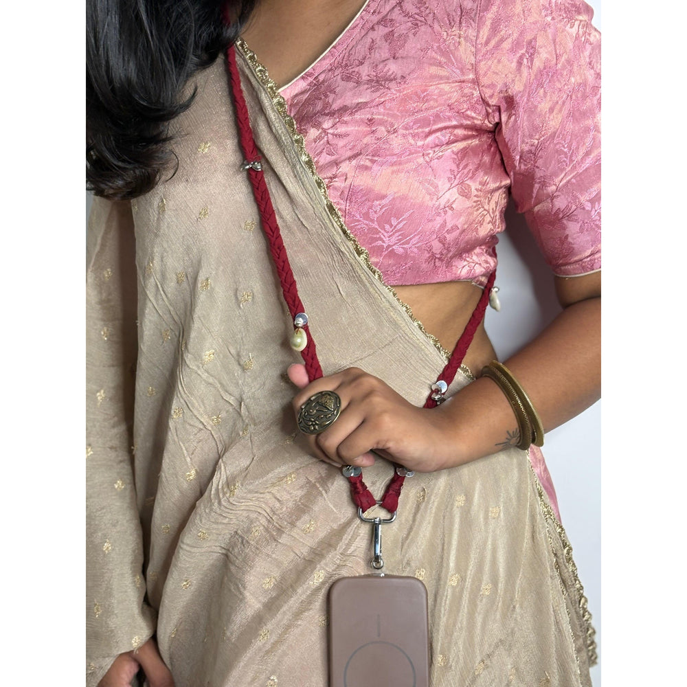 JOD handcrafted fabric phone sling, lightweight sustainable daily accessory