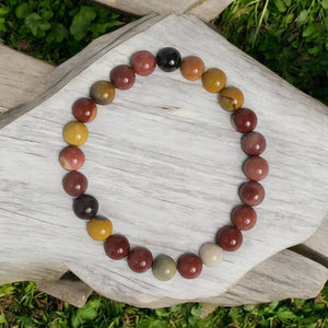 Mookaite Jasper bracelet boost immunity - EarthBased 