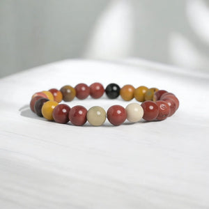 Mookaite Jasper bracelet boost immunity - EarthBased 
