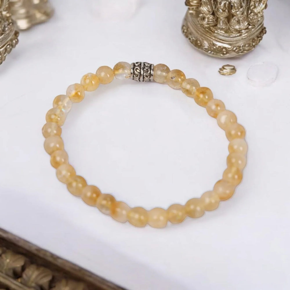 Natural Certified Citrine Bracelet For Success And Prosperity - EarthBased 
