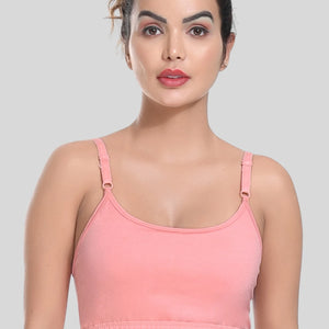 Bamboo Fabric Teenager Bra Non-Padded Non-Wired | Pop-On Bra | Detachable And Adjustable Straps | High Coverage Bra For Teenager | Pack of 2 - EarthBased 