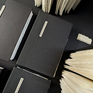 Double Trouble Black Sketching Journal I White Paper Journal - EarthBased 