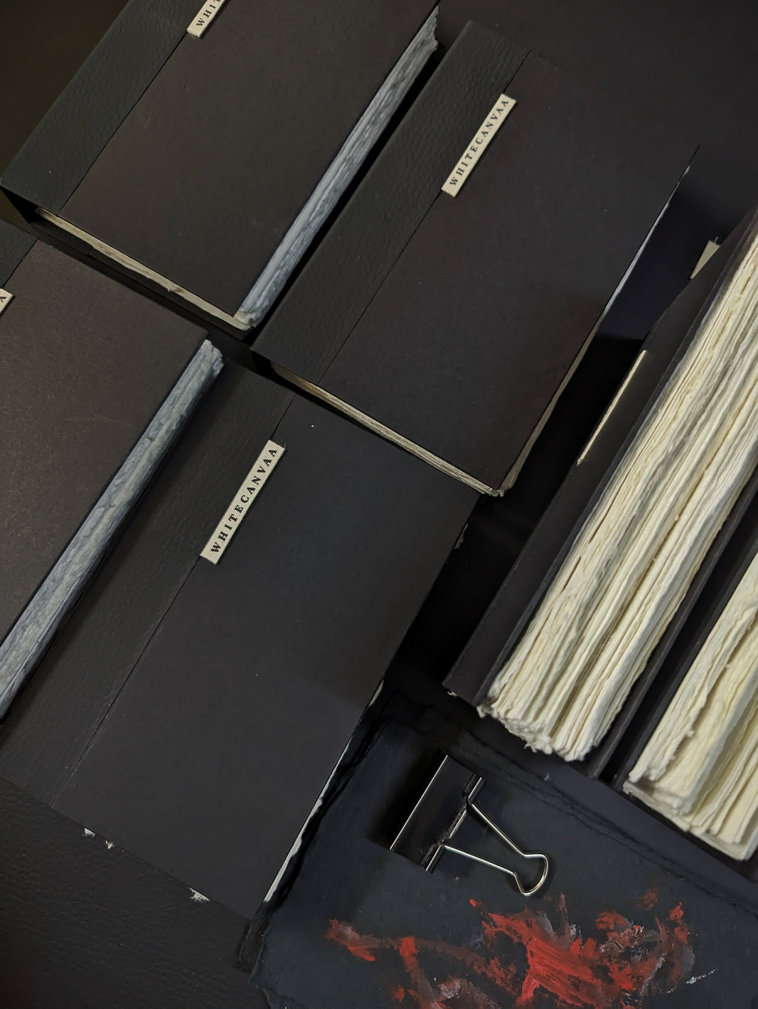 Double Trouble Black Sketching Journal I White Paper Journal - EarthBased 