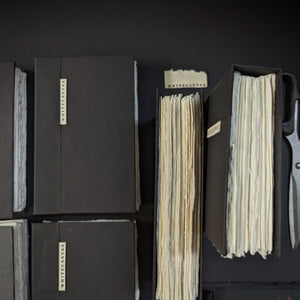 Double Trouble Black Sketching Journal I White Paper Journal - EarthBased 