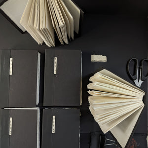 Double Trouble Black Sketching Journal I White Paper Journal - EarthBased 