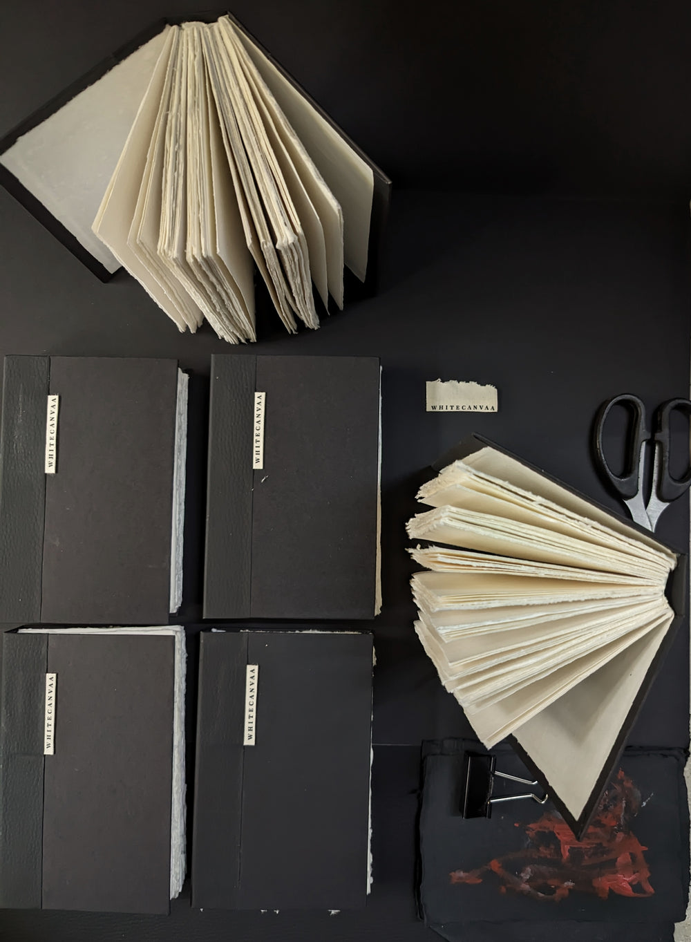 Double Trouble Black Sketching Journal I White Paper Journal - EarthBased 