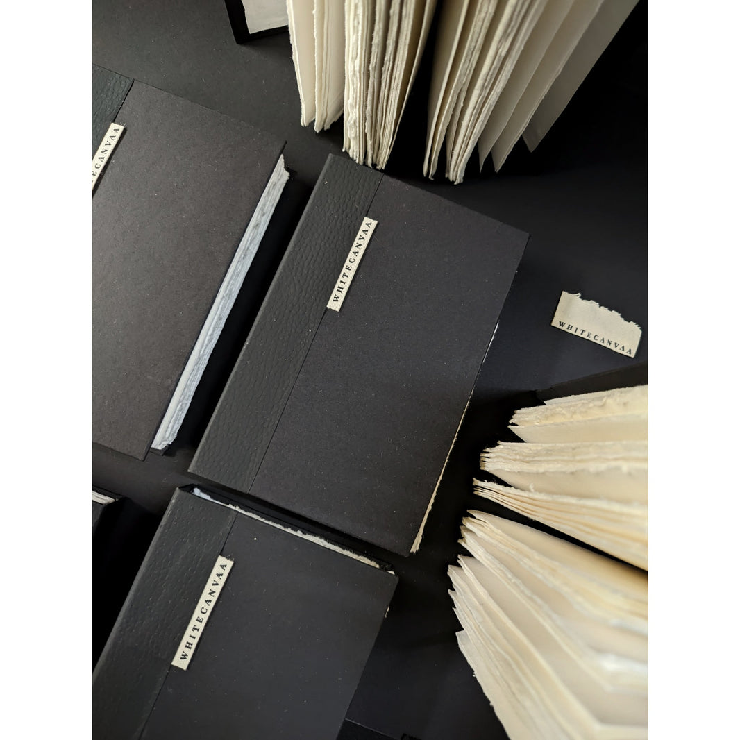 Double Trouble Black Sketching Journal I White Paper Journal - EarthBased 
