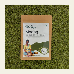 Whole Green Gram (Moong) | Soil Origin | Pack of 2 - EarthBased 