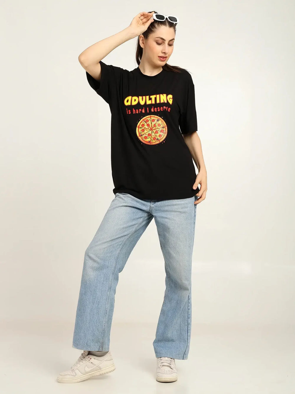 Women Oversized Bamboo T-Shirt – Soft, Breathable & Sustainable - EarthBased 