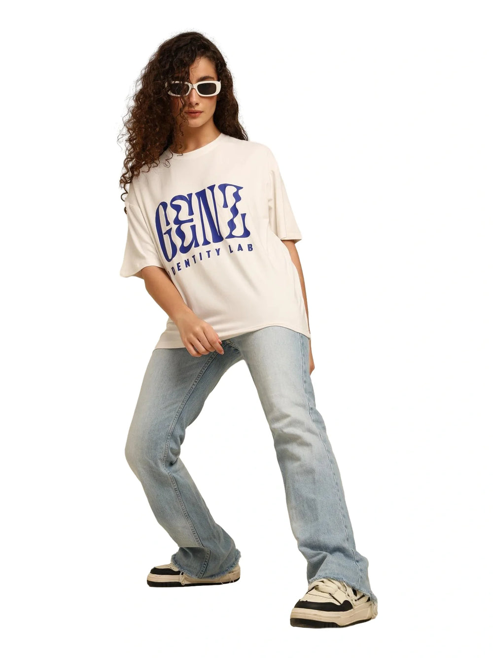 Women Oversized Bamboo T-Shirt – Soft, Breathable & Sustainable - EarthBased 