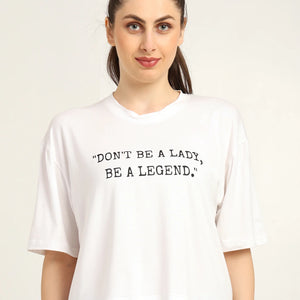 Women Oversized Bamboo T-Shirt – Soft, Breathable & Sustainable Fit - EarthBased 