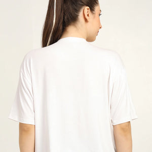 Women Oversized Bamboo T-Shirt – Soft, Breathable & Sustainable Fit - EarthBased 