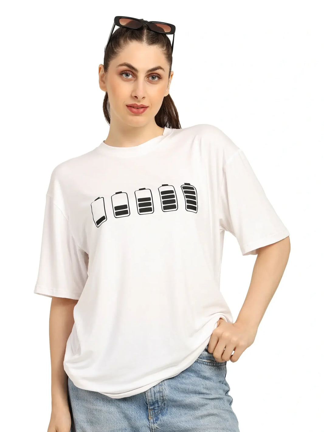 Women Oversized Bamboo T-Shirt – Soft, Breathable & Sustainable Fit - EarthBased 