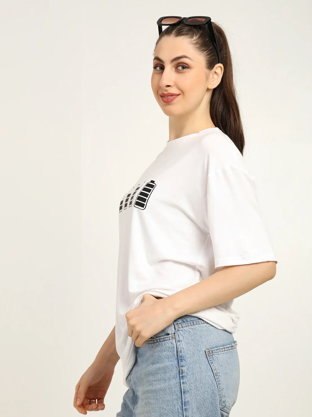 Women Oversized Bamboo T-Shirt – Soft, Breathable & Sustainable Fit - EarthBased 