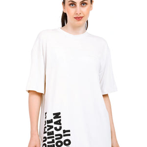 Women Oversized Bamboo T-Shirt – Soft, Breathable & Sustainable - EarthBased 