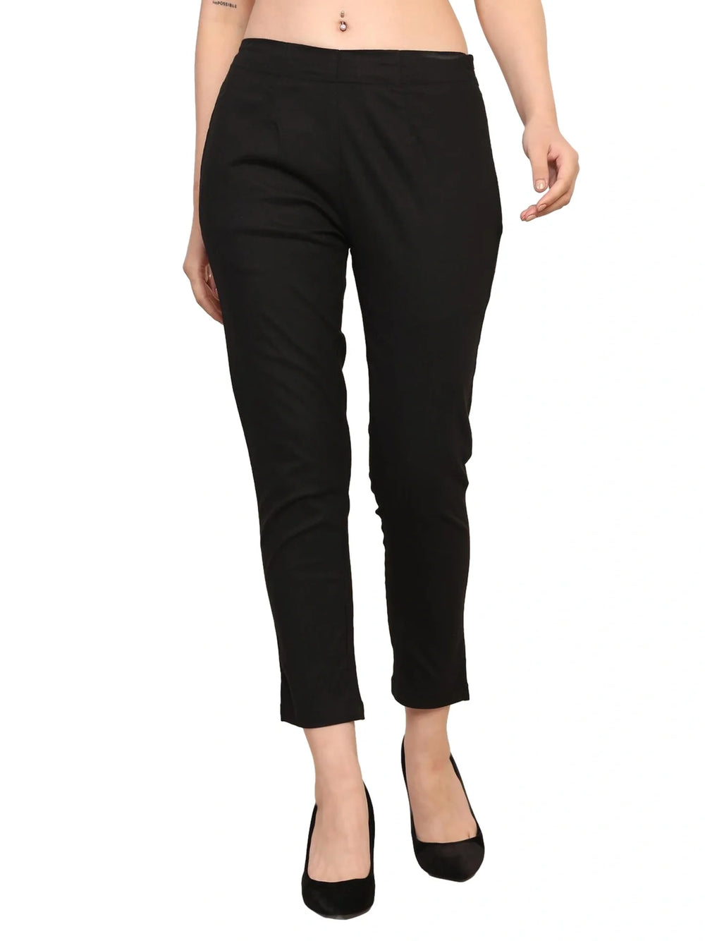 Women’s Linen Palazzo Pants – Effortless Style & Breathable Comfort | Black - EarthBased 