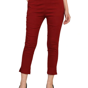 Women’s Linen Palazzo Pants – Effortless Style & Breathable Comfort | Wine Red - EarthBased 
