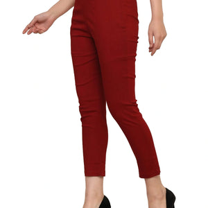 Women’s Linen Palazzo Pants – Effortless Style & Breathable Comfort | Wine Red - EarthBased 