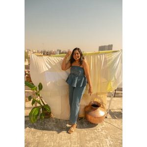 Party wear tube top for women with minimal design, breathable strapless summer top suitable for regular and plus size styling.