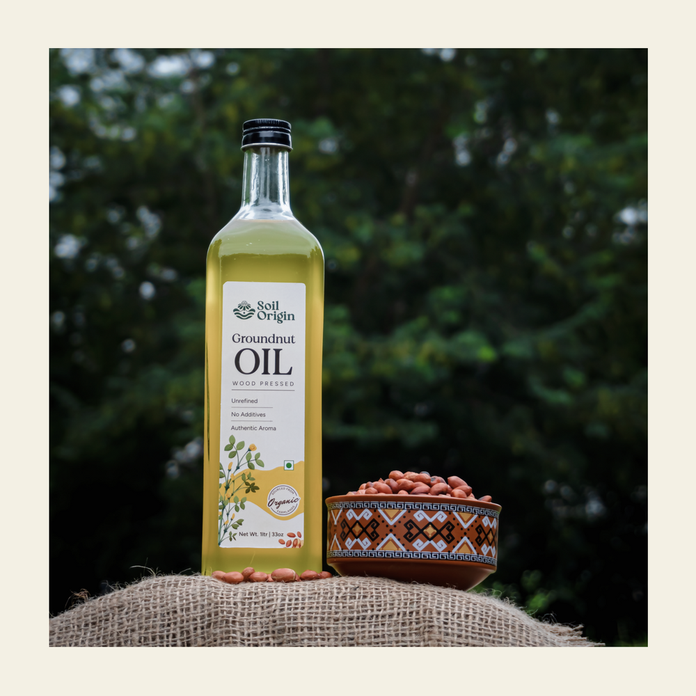 Wood-Pressed Groundnut Oil | Soil Origin - EarthBased 