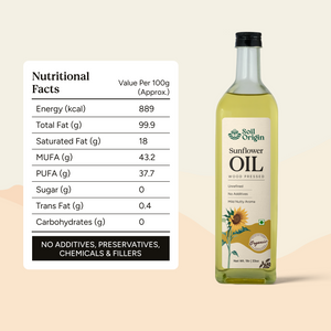 Wood-Pressed Sunflower Oil | Soil Origin - EarthBased 