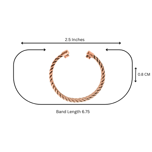 Pure Copper Robe Magnetic Therapy Band Adjustable