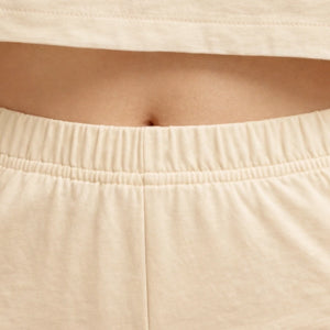 Bamboo Fabric Mid Rise Shorts | Beige and Mauve | Pack of 2 - EarthBased 