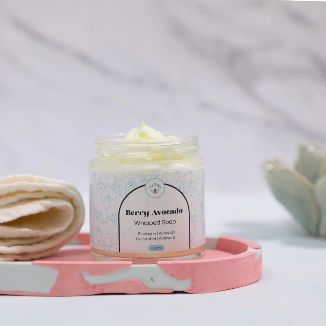Berry Avocado Whipped Soap