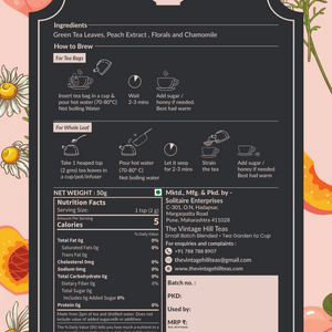 Vintage Peach Serenity - EarthBased 