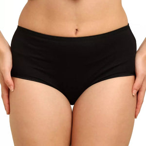 Bamboo Fabric Women's Hipster Panty | Red and Black | Pack of 2 - EarthBased 