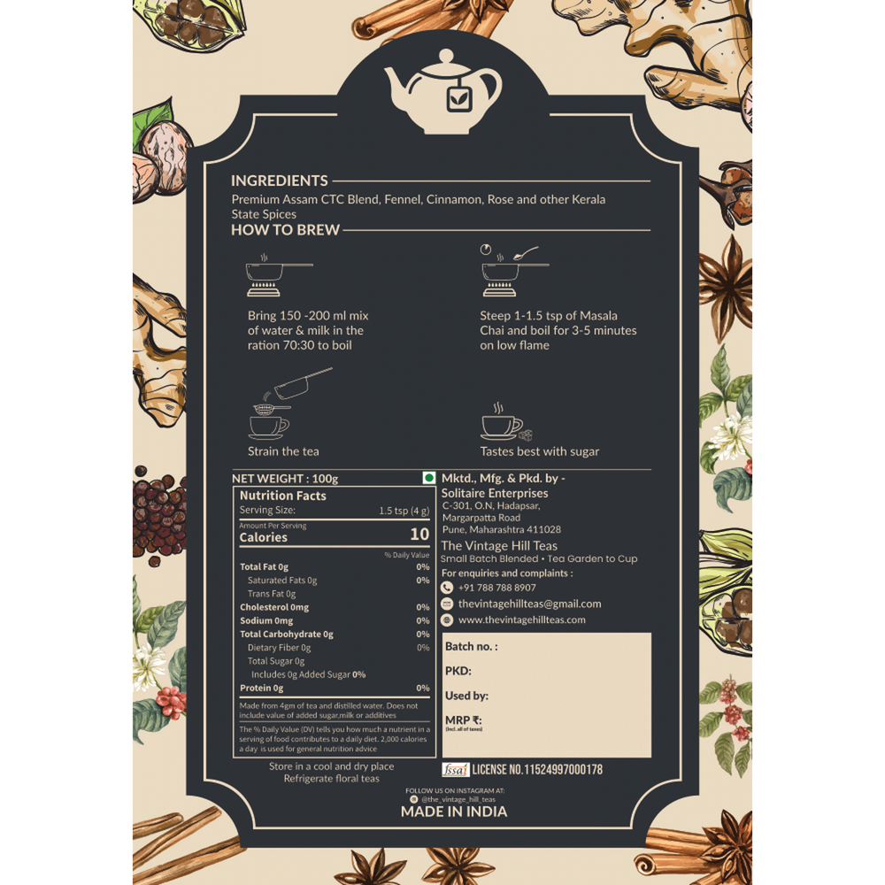 Punjabi Masala Chai - EarthBased 
