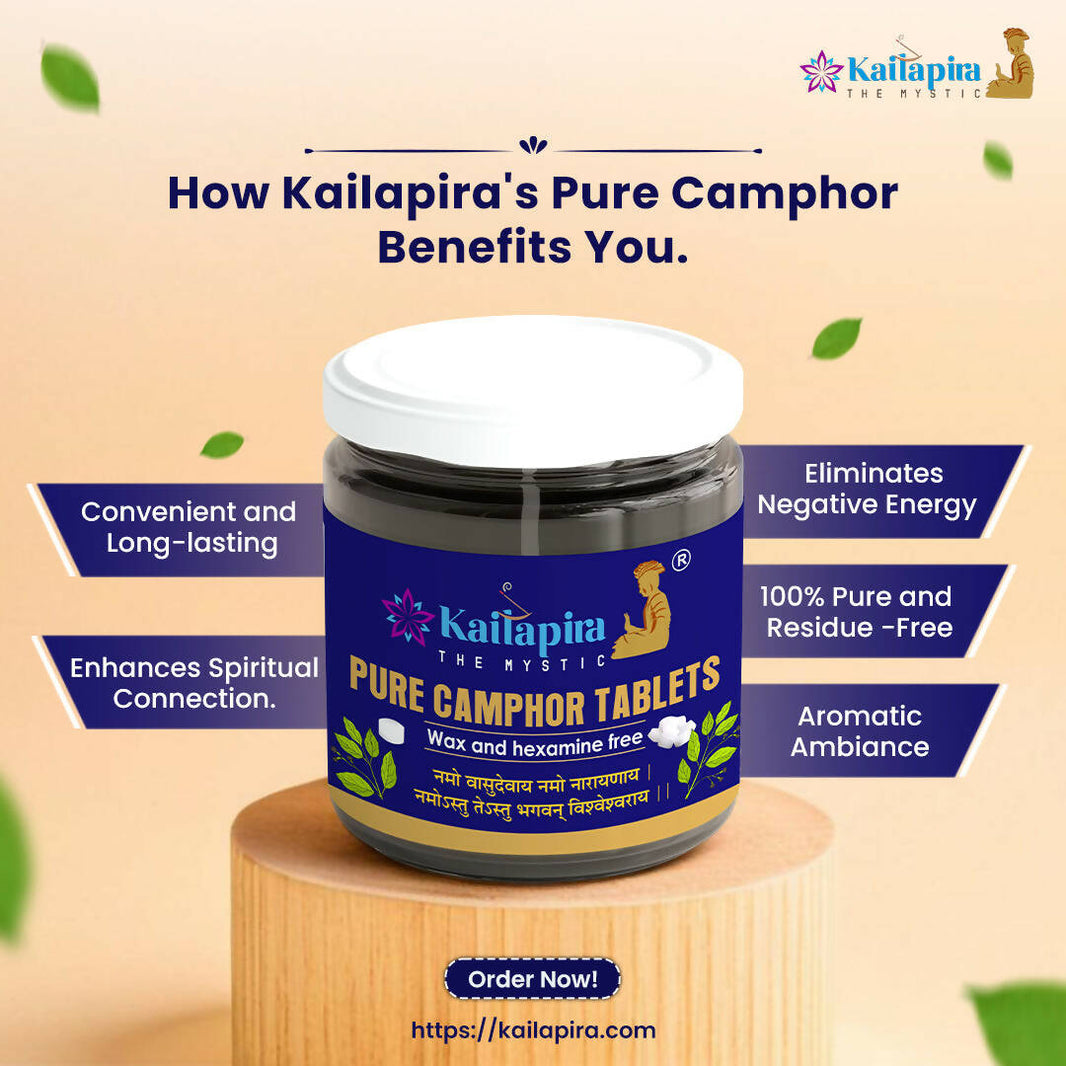 Camphor Tablet – Pure Camphor Tablet (100GM) | Pack of 2